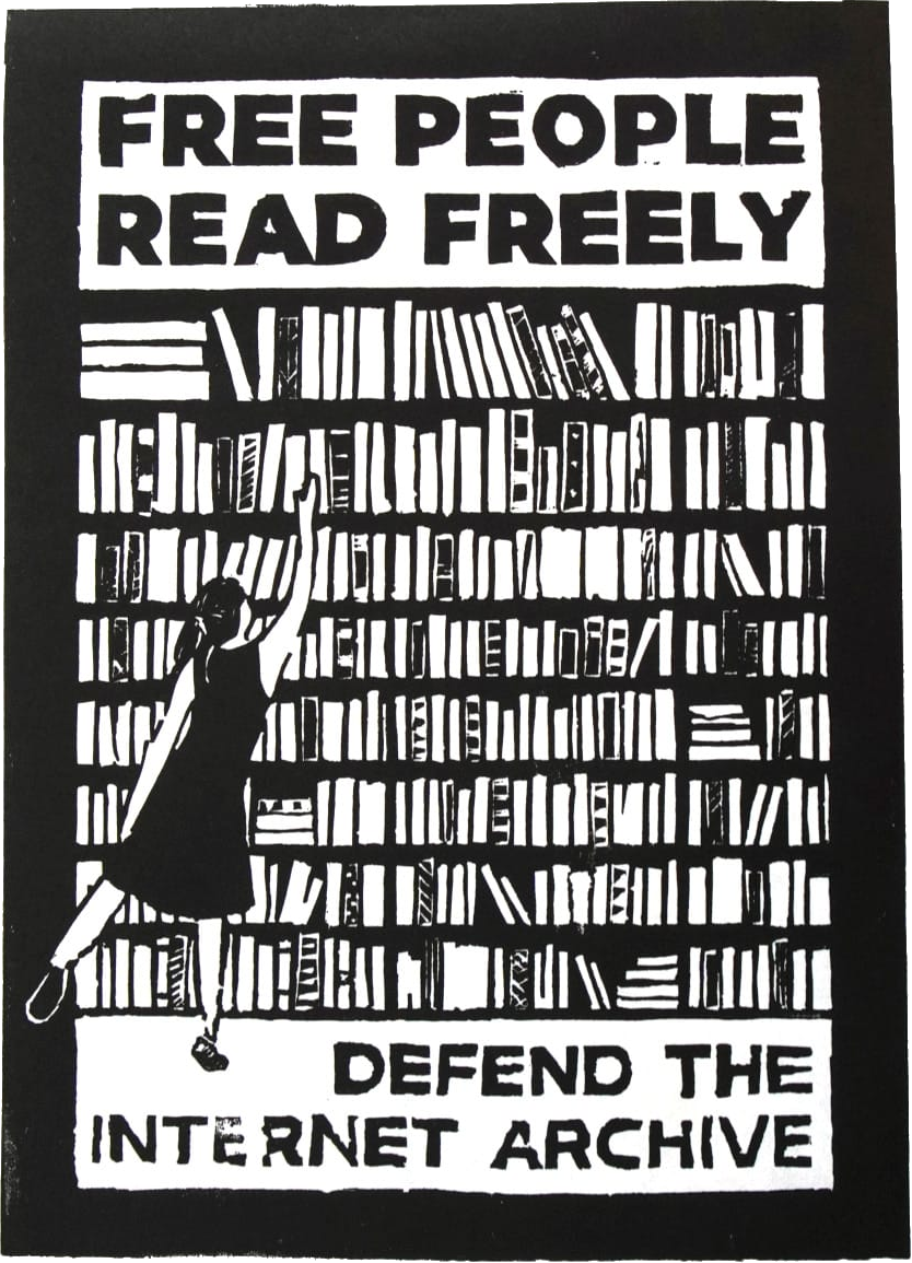 Free People Read Freely - Defend the Internet Archive